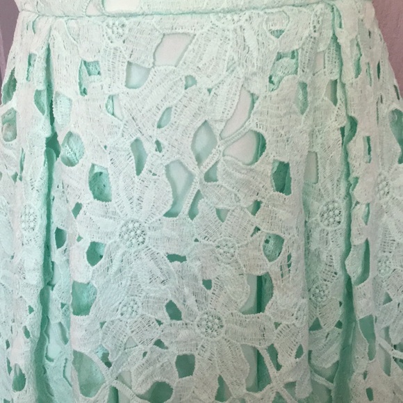 NWT Gorgeous mint green lace dress - Picture 4 of 10